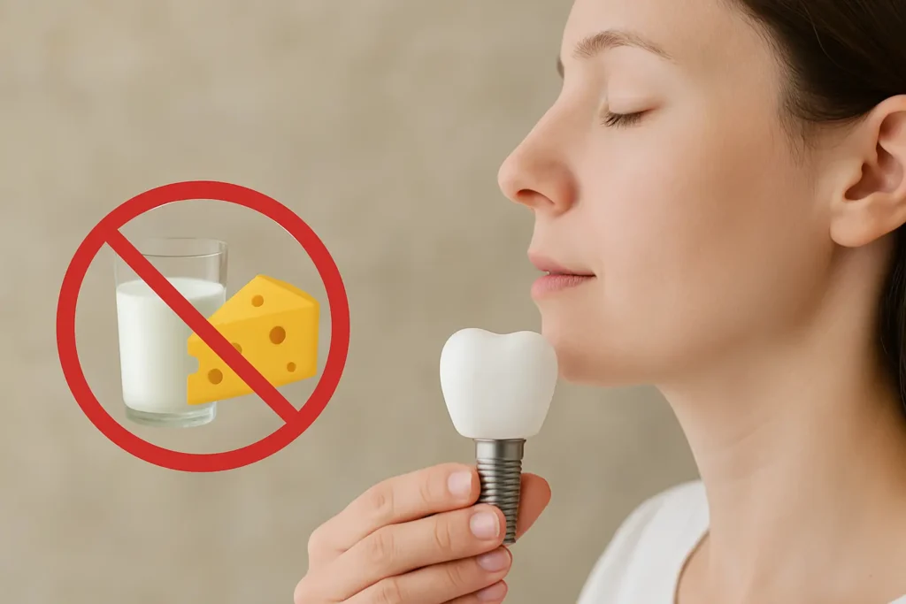 Why No Dairy After Dental Implant